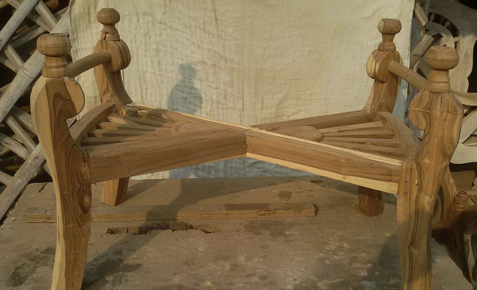 Wooden Cross design Tea Table